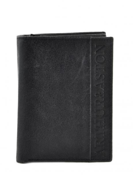 Portefeuille Diego Cuir Arthur & aston Noir diego 1438-800