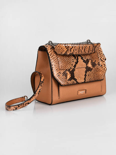 Top Handle M Ninon Python Lancel Brown ninon A09370 other view 3