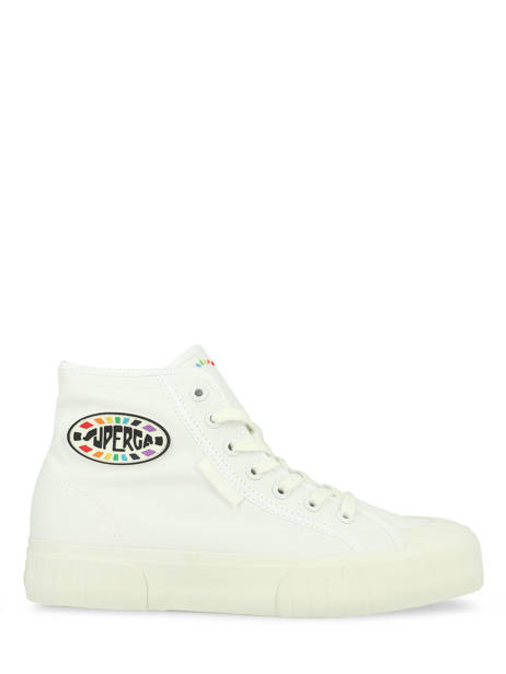 Sneakers 2696 Stripe Superga Blanc accessoires S2115UW vue secondaire 1