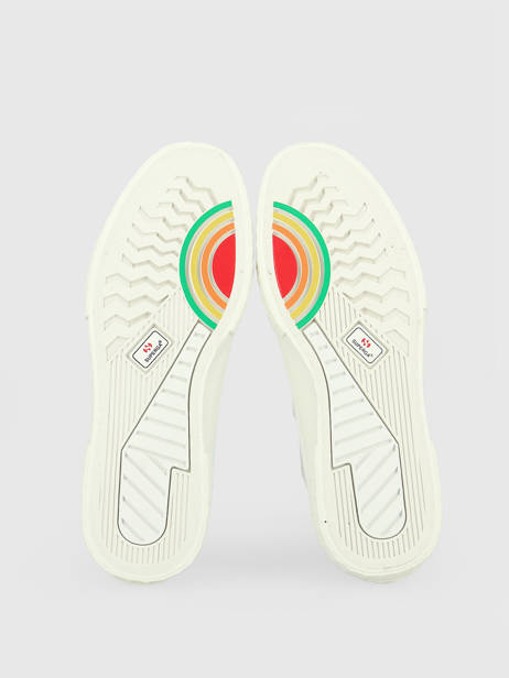 Sneakers 2696 Stripe Superga Blanc accessoires S2115UW vue secondaire 5