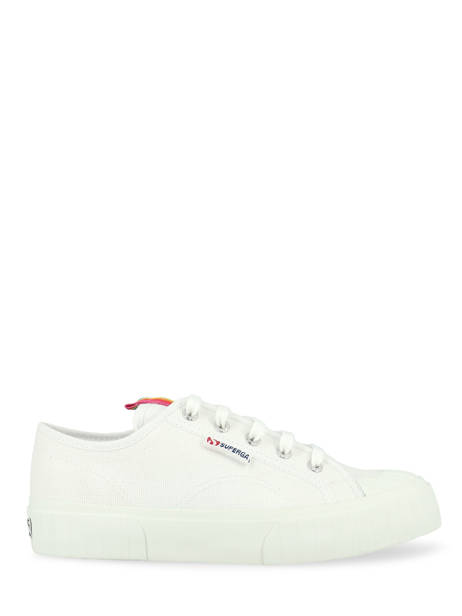 Sneakers 2630 Stripe Superga Blanc accessoires S51212W vue secondaire 1