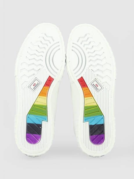 Sneakers 2630 Stripe Superga Blanc accessoires S51212W vue secondaire 5