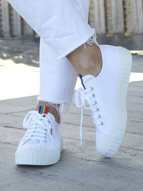 Sneakers 2630 Stripe Superga Blanc accessoires S51212W