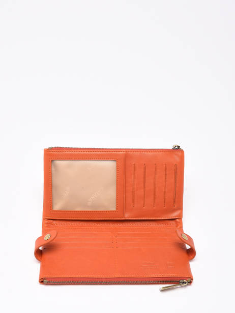 Portefeuille Marina Cuir Katana Orange marina 753118 vue secondaire 1