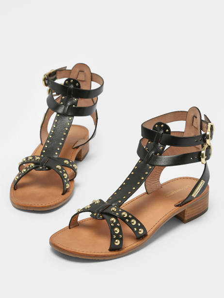 Sandales Heposs En Cuir Les tropeziennes Noir accessoires HEPOSS vue secondaire 2
