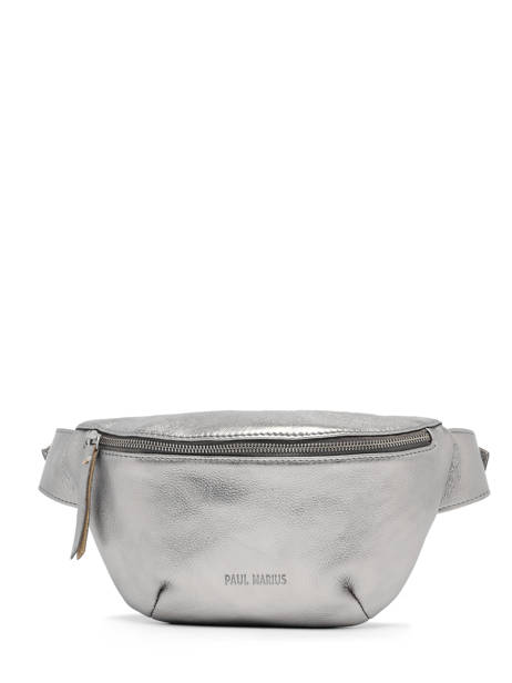 Leather La Banane Belt Bag Paul marius Silver vintage BANANE