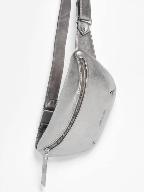 Leather La Banane Belt Bag Paul marius Silver vintage BANANE other view 2